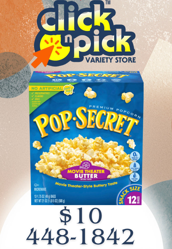 POP SECRET 12ct Popcorn