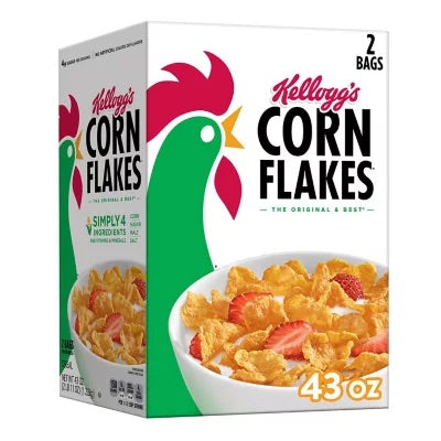 KELLOGGS CORN FLAKES TWIN PACK