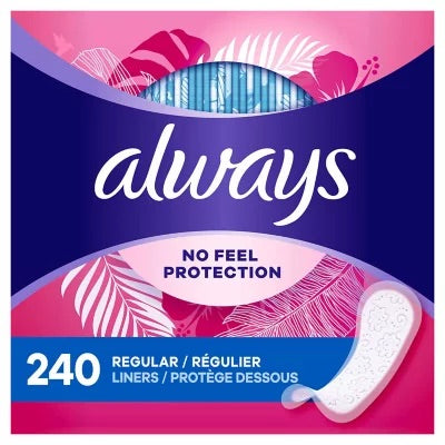 Always Daily Thin Liners 240ct