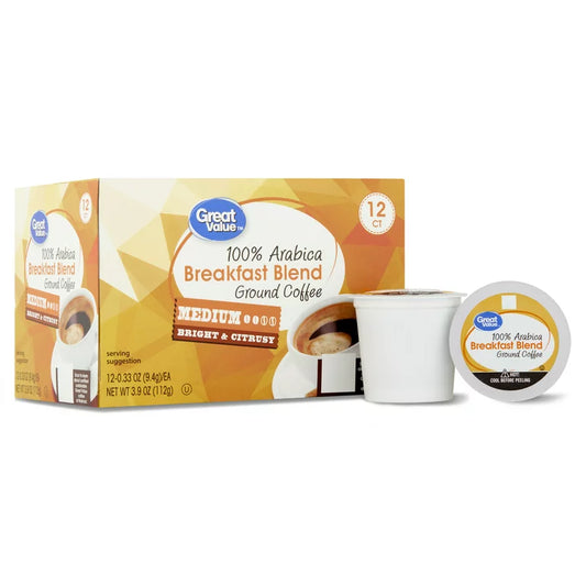 100% Breakfast BLEND Coffee Pods